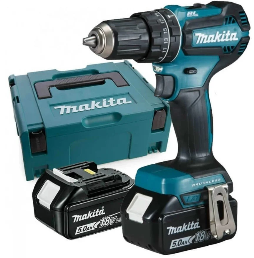 Makita DHP485RTJ Çift Akülü Darbeli Vidalama Makinesi