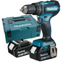 Makita DHP485RTJ Çift Akülü Darbeli Vidalama Makinesi