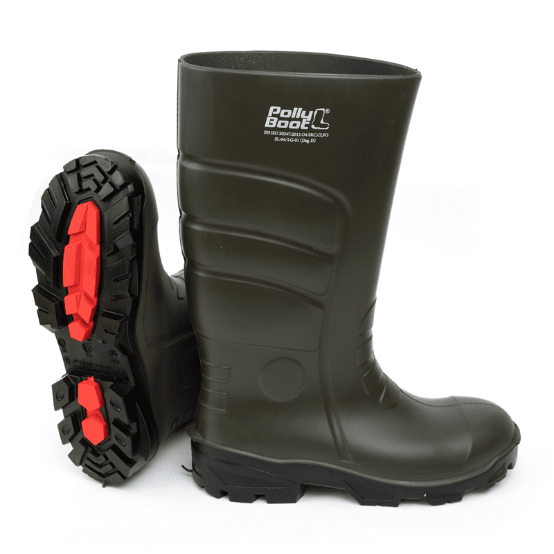Polly Boot Galaxy S4 Haki Renk Çelik Burunlu Çizme