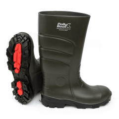 Polly Boot Galaxy S4 Haki Renk Çelik Burunlu Çizme