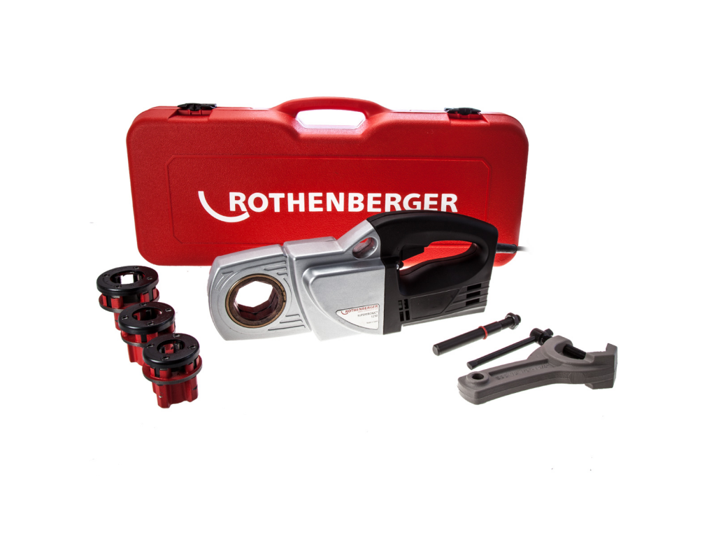 Rothenberger Supertronic 1250 Set Elektrikli Pafta Makinası 1.1/4