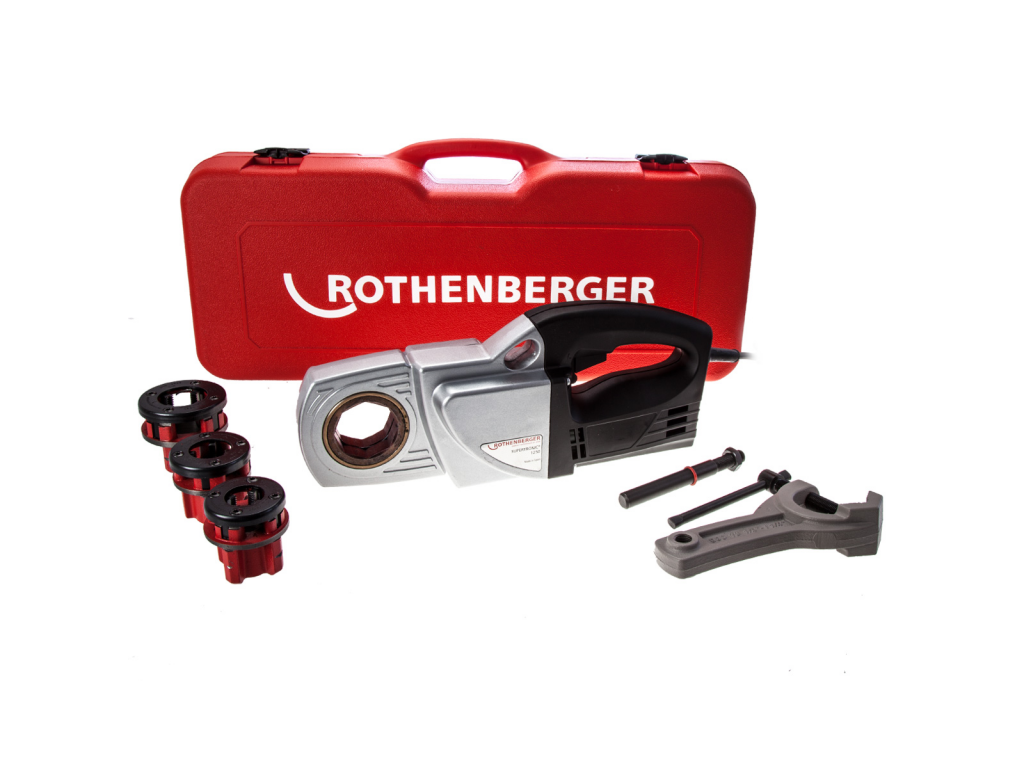 Rothenberger Supertronic 1250 Set Elektrikli Pafta Makinası 1.1/4