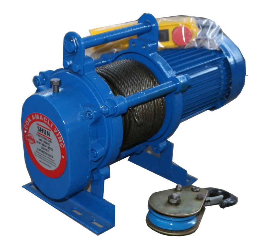 Shun Endüstriyel Vinç 500/1000 Kg 30 Metre 220 V