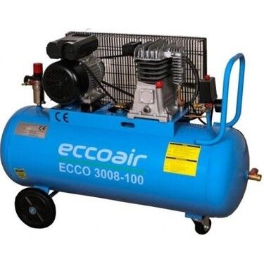 Eccoair ECCO 3008-100 100 lt Tek Kademeli Pistonlu Kompresör 3Hp