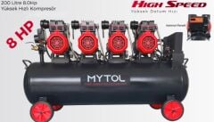 Mytol MYK2002 200 lt 8 Hp Yüksek Hızlı Kompresör