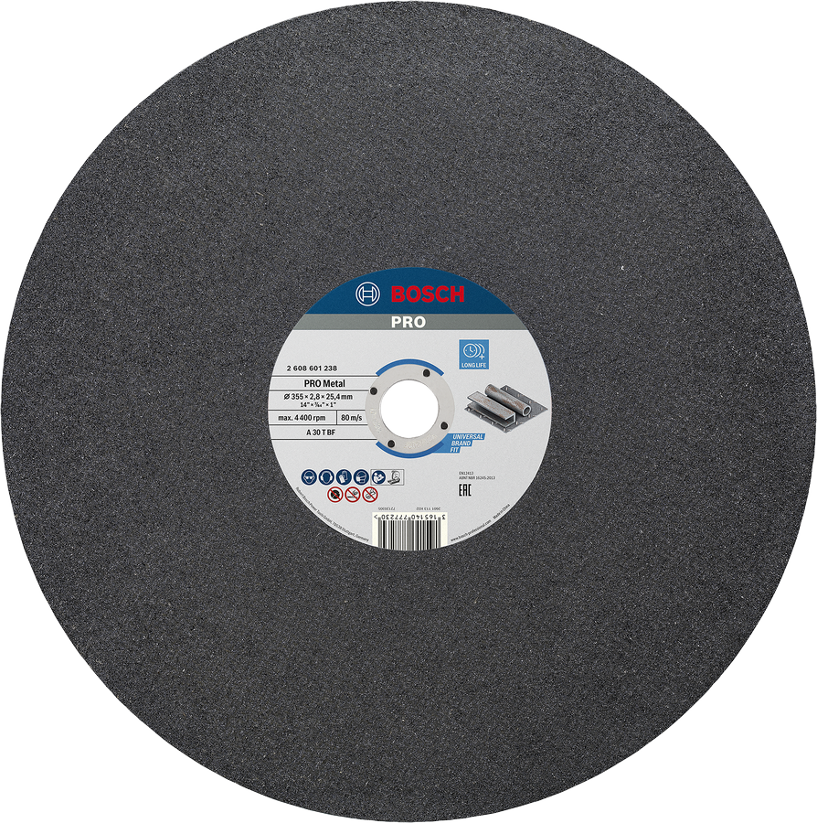 Bosch 355x25,40x2,8 mm Expert For Metal Hızlı 1 PAKET (10 ADET)