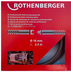 Rothenberger Rothenberger 16 mm Rothenberger R 600 Için Boru Temizleme ve Tıkanıklık Açma Spirali