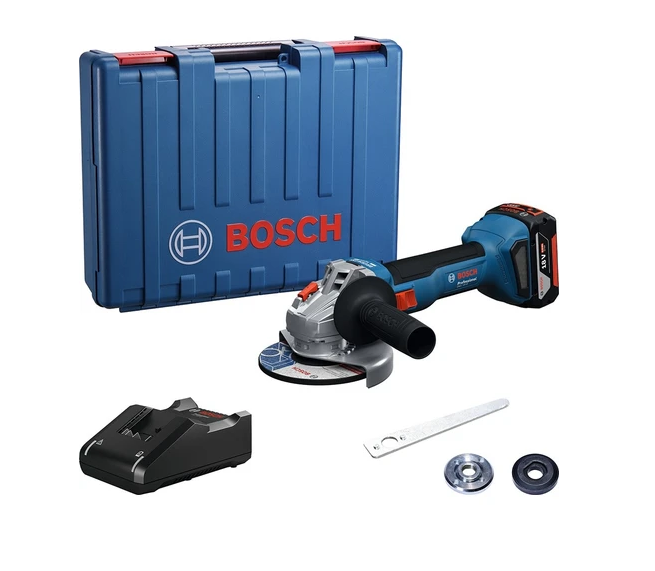 Bosch Professional GWS 18V-8 4.0AH Tek Akülü Taşlama Makinesi - 06019N9021