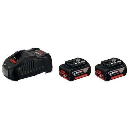 Bosch GAL 1880 CV Şarj Cihazı + 2 x GBA 18V 5,0 Ah Akü
