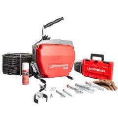 Rothenberger R600 Kanal Açma Makinesi 16+22 mm Spiral+Uç Seti