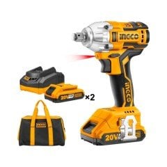 Ingco Power Pro Speed 20V 2AH Çift Akülü Somun Sıkma Bijon Setli CIWLI2001