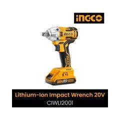 Ingco Power Pro Speed 20V 2AH Çift Akülü Somun Sıkma Bijon Setli CIWLI2001